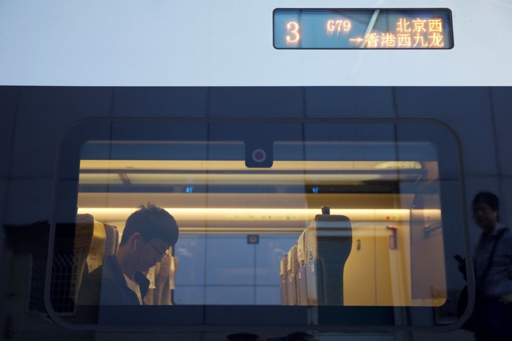 2018年9月，香港進入高鐵時代。（湯森路透）