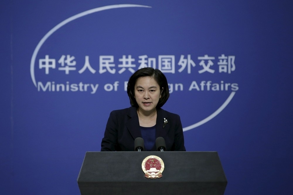 中國外交部發言人華春瑩稱中國向來配合世衛的工作。（湯森路透）
