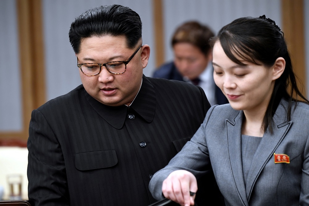 外界普遍認為，北韓最高領導人金正恩的胞妹金與正是未來的接班人。（湯森路透）