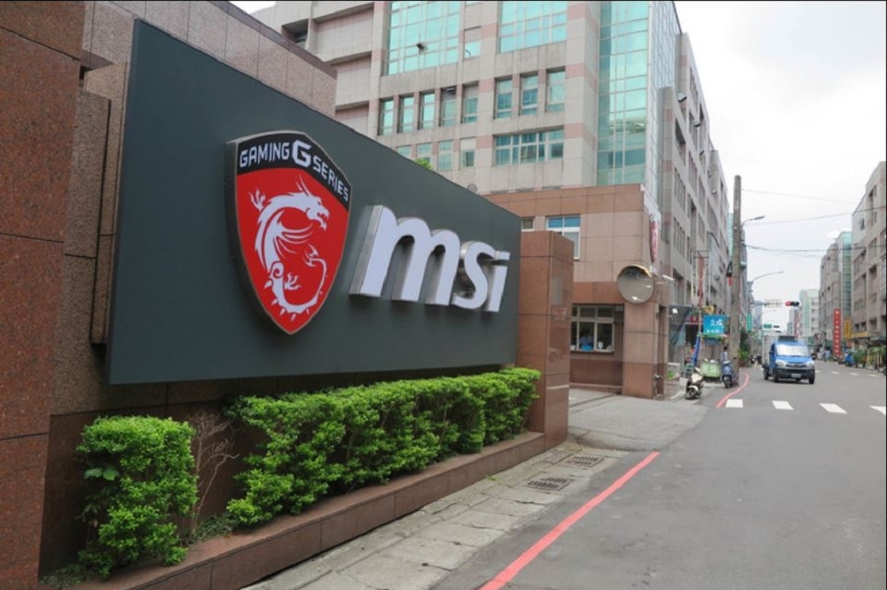 微星科技總經理江勝昌7日下午被發現墜落於新北市中和區公司大樓旁。（取自google地圖)