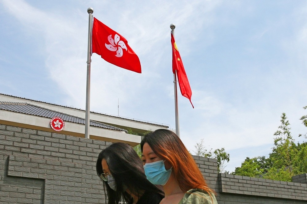 香港爆發第三波肺炎疫情。（湯森路透）