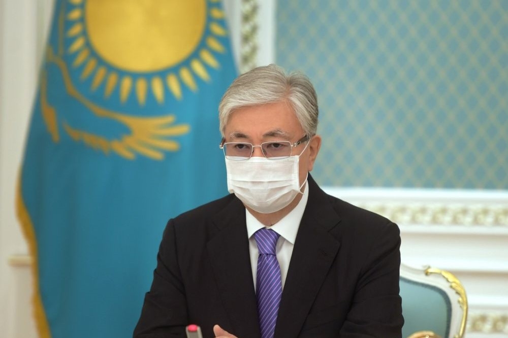 哈薩克總統托卡耶夫（Kassym-Jomart Tokayev）。（湯森路透）