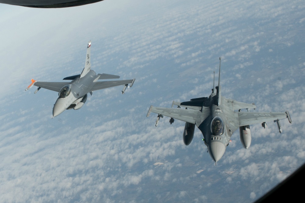 美軍空中國民兵與智利空軍的F-16戰機聯合演習。（圖片取自美國空軍）