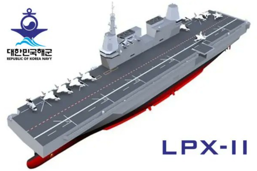 南韓將打造輕型航空母艦LPX-II 。（擷取自南韓海軍）