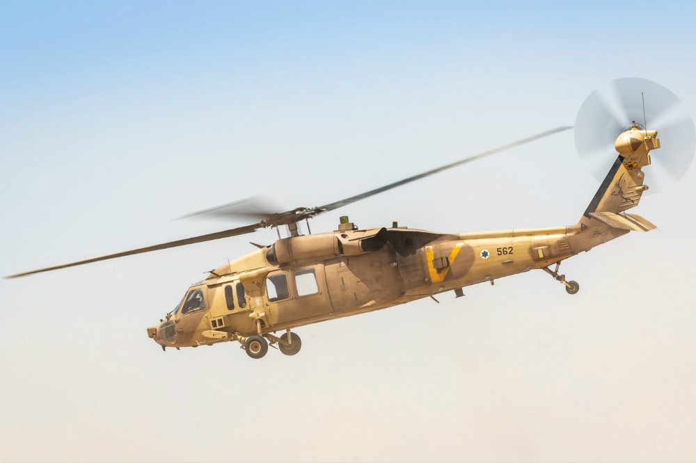 以色列麾下服役多年的黑鷹直升機。（圖片取自以色列空軍）