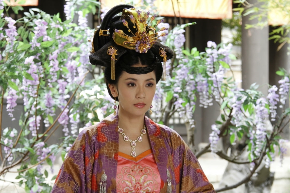 電視劇《太平公主秘史》中，由台灣女星賈靜雯飾演的太平公主（圖片取自網路）