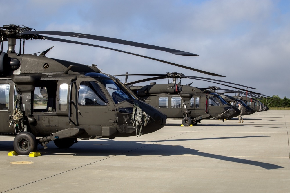 美軍駐紮於紐澤西州的黑鷹直升機。（圖片取自美軍DVIDS系統）