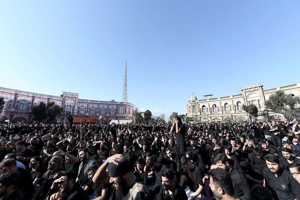 2019年伊朗群眾參加宗教集會。（湯森路透）