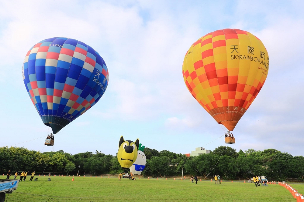 熱氣球不只在台東，台中「石岡熱氣球嘉年華」4日正式登場。（取自盧秀燕臉書）