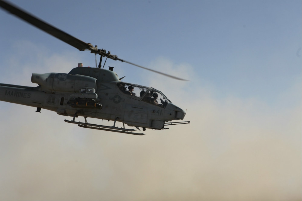 美軍現役的超級眼鏡蛇直升機。（圖片取自美國海軍陸戰隊）