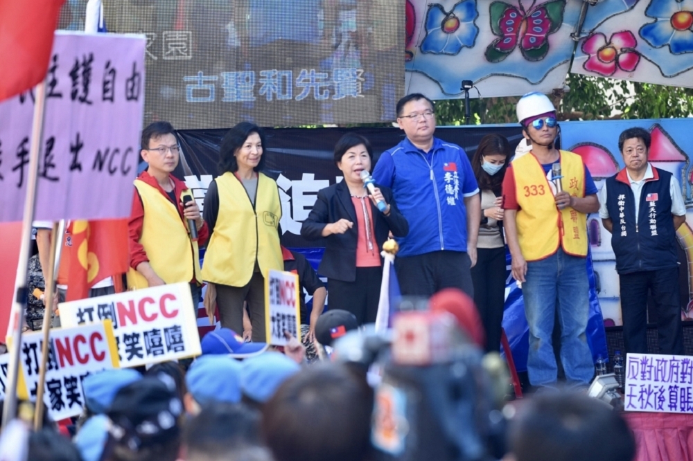 台灣民意基金會民調既顯示，61％民眾反對美萊豬輸台。（張哲偉攝）