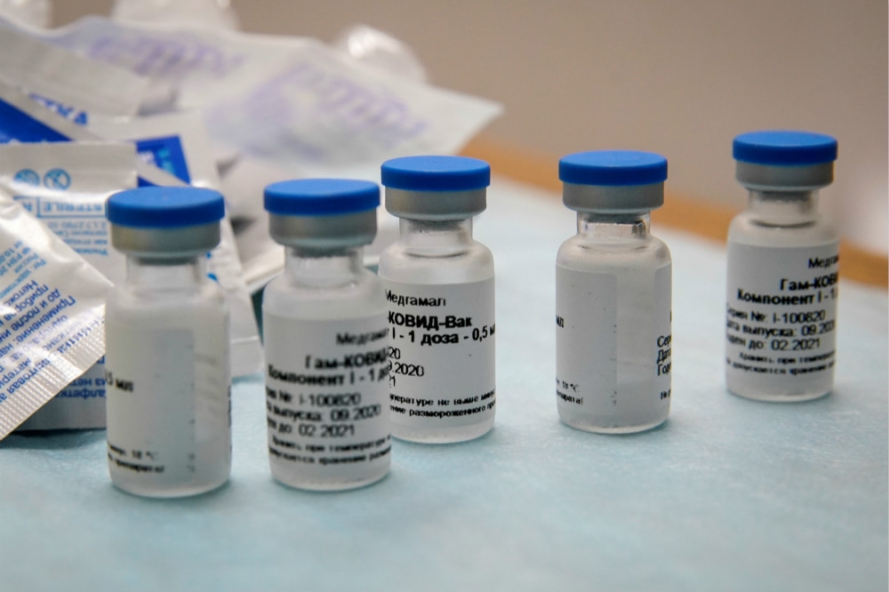 俄羅斯研製的新冠肺炎疫苗「史波尼克5號」。（湯森路透）