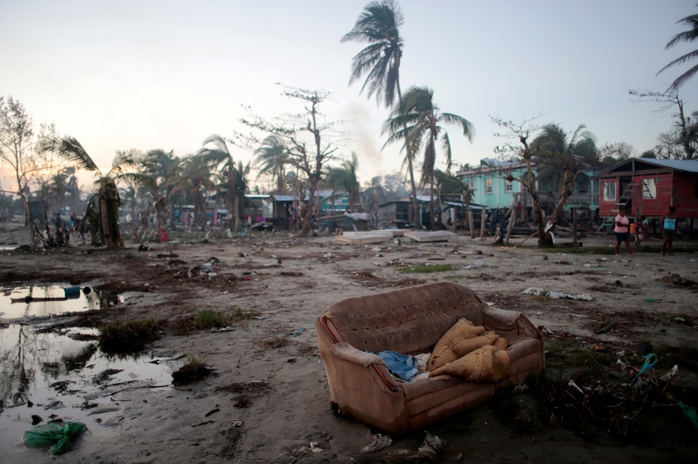颶風艾奧塔的侵襲使尼加拉瓜災情慘重。（湯森路透）