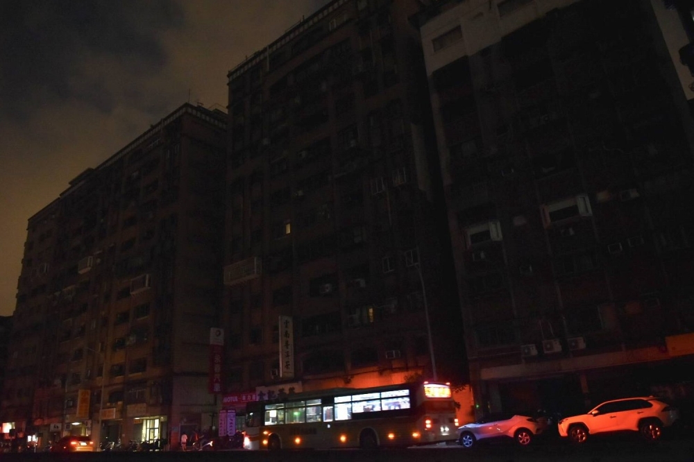 513停電，台北市萬華區受到影響。（蔣銀珊攝）