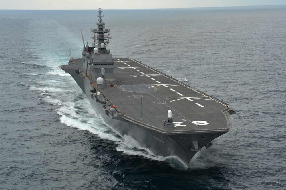 日本现役出云号护卫舰。（图片取自海上自卫队）(photo:UpMedia)