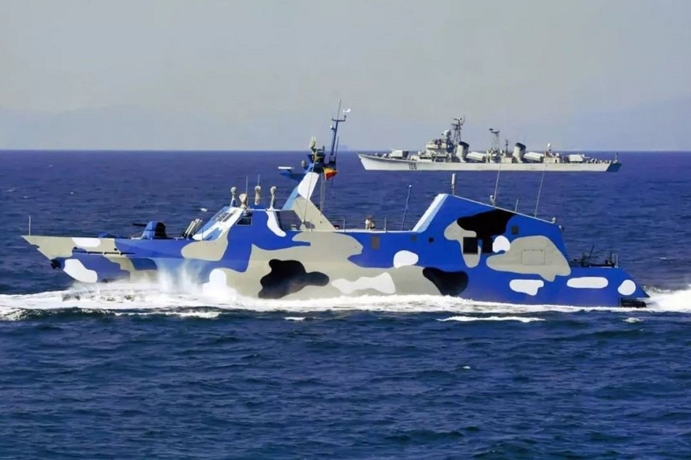 解放軍若用022導彈艇對台發動狼群突擊，這項威脅不能忽視。（維基百科）