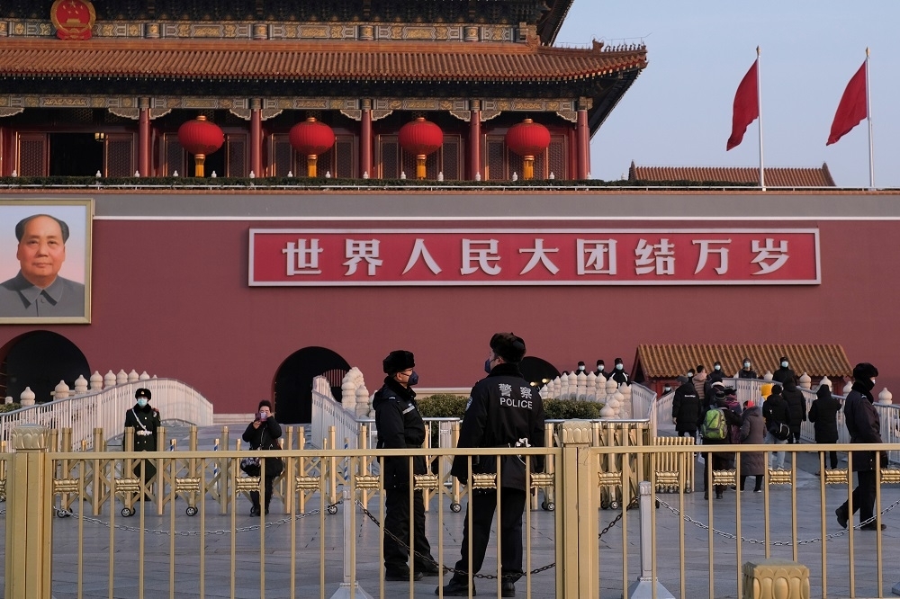 北京觀象台錄得52年以來的同期最低溫。示意圖。（湯森路透）