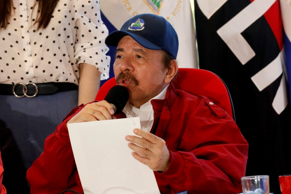 尼加拉瓜總統奧蒂嘉將競選第三次連任。（湯森路透）