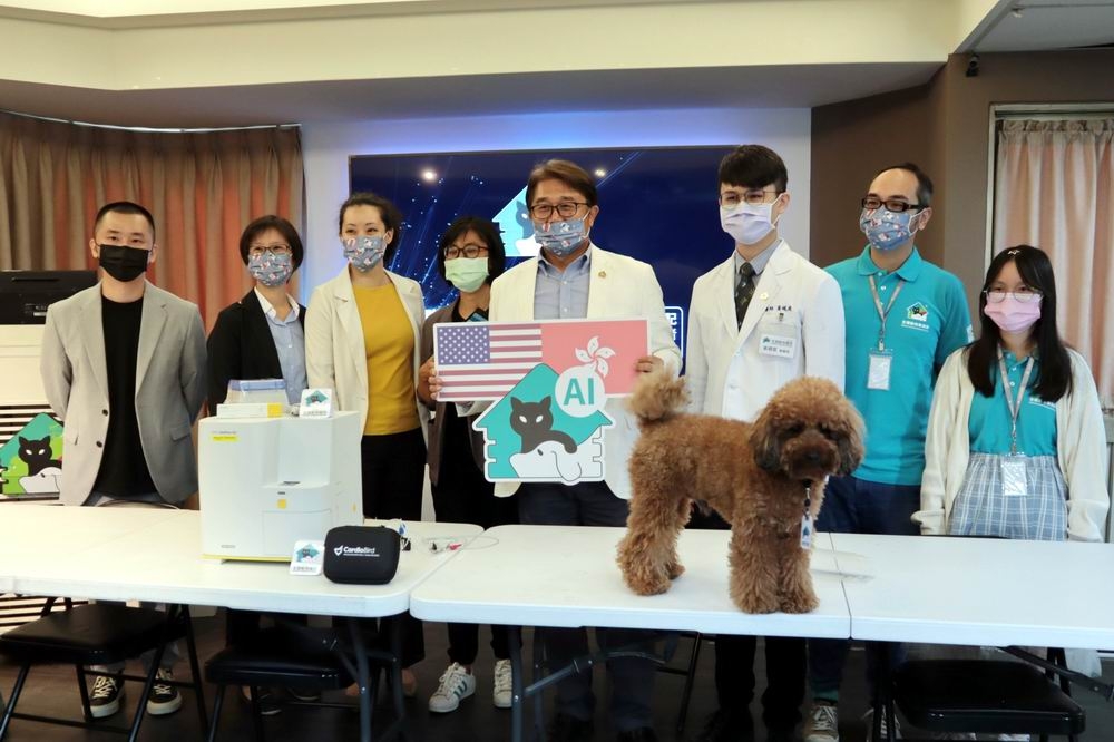 全國動物醫院導入AI人工智慧進行寵物醫療。（楊文琳攝）