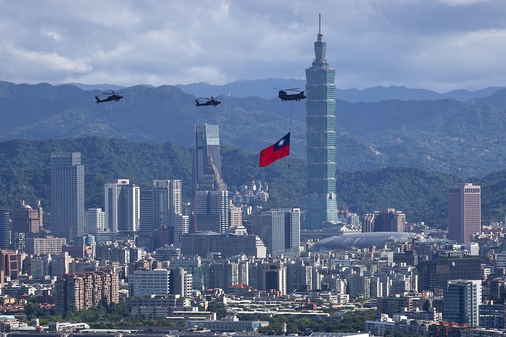 180個國家承認世界上只有一個中國，這與臺灣自立並不衝突。（湯森路透）