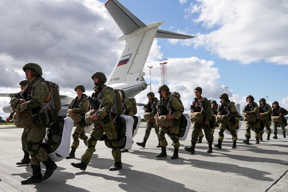 俄罗斯大量军力镇守乌克兰边境，引起全球关注。（汤森路透）(photo:UpMedia)
