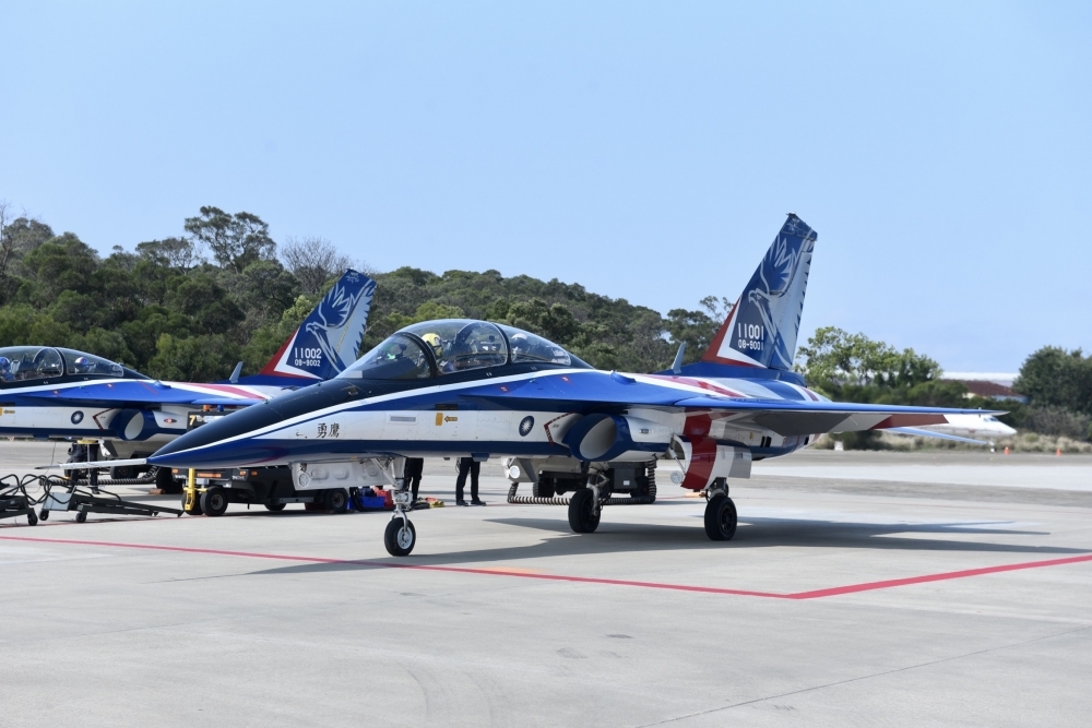 軍方指出，66架勇鷹高教機（圖）將在2026年全數進駐高雄岡山空軍官校。（資料照片／張哲偉攝）