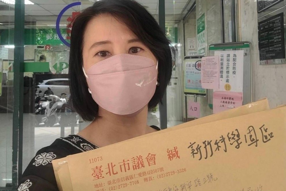國民黨台北市議員王鴻薇24日表示，林智堅提出的新事證，根本就不堪一擊。（取自王鴻薇臉書）