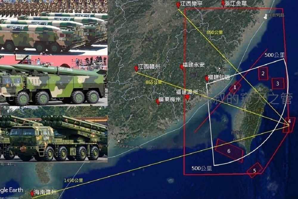 前海军官校教官、军事专家吕礼诗分析，中国可能会让飞弹飞越台湾上空。（撷取自吕礼诗脸书）(photo:UpMedia)