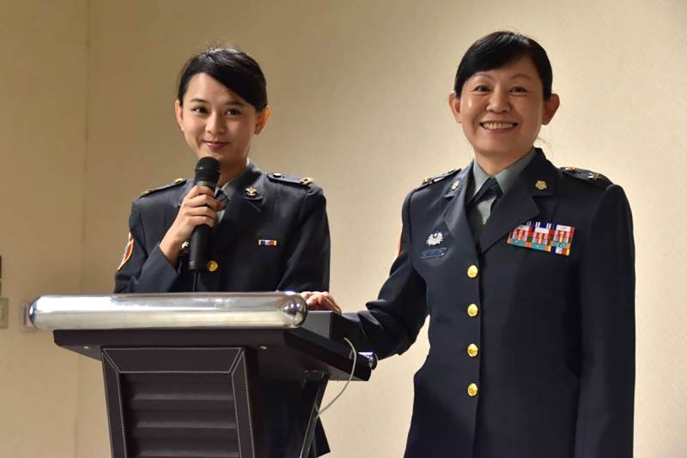 陳育琳將晉升中將，接任陸軍司令部政戰主任，成為國軍史上首位女性中將。（資料照／取自漢聲電台臉書）