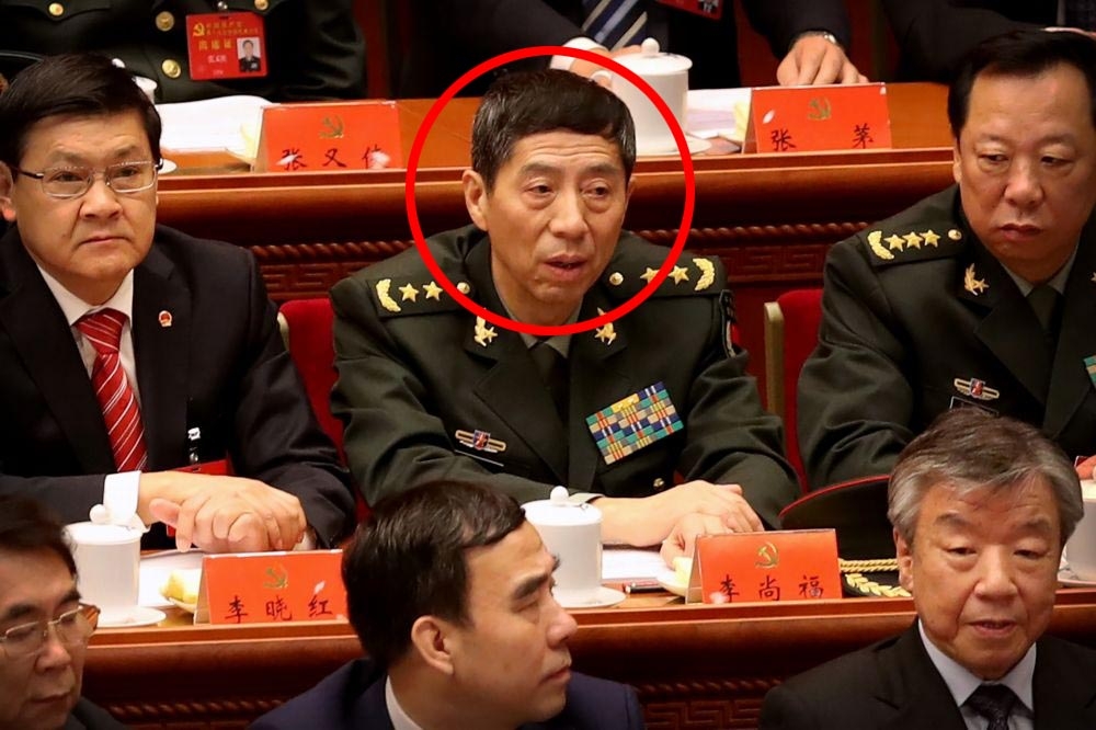 中共中央军委李尚福（红圈处）料明年3月出任国防部长。（资料照片/美联社）(photo:UpMedia)