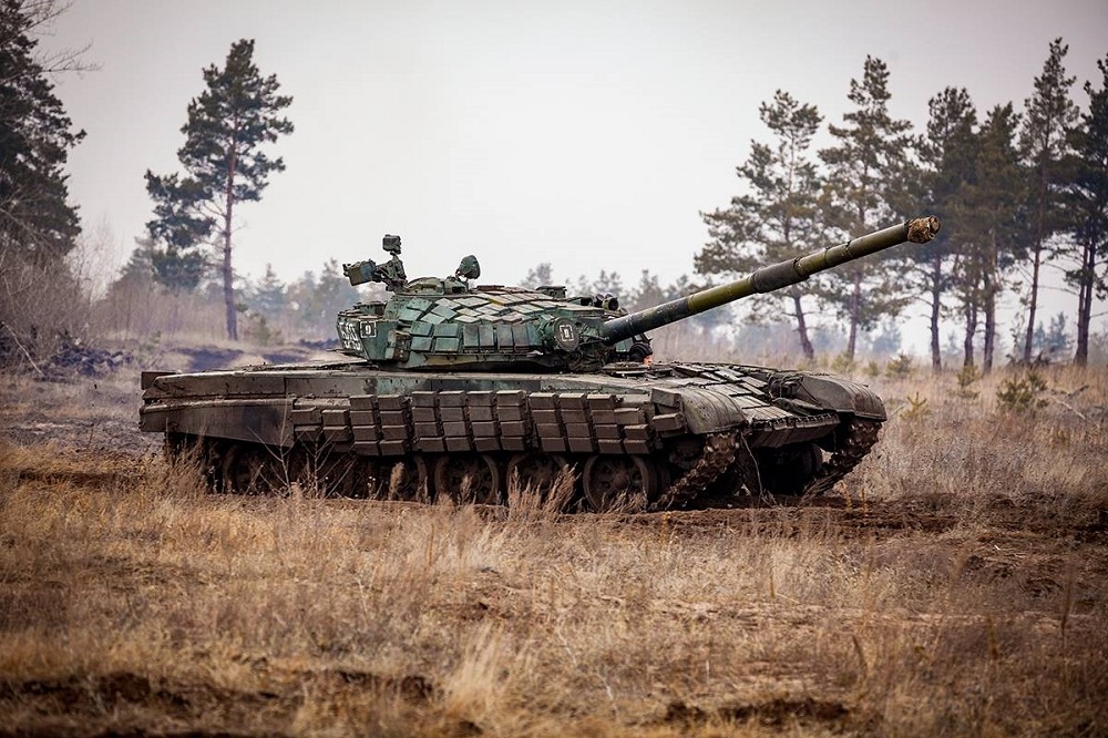 在冷戰結束後，有大批T-72BV與T-72S用於出口外銷。（取自俄羅斯國防部）