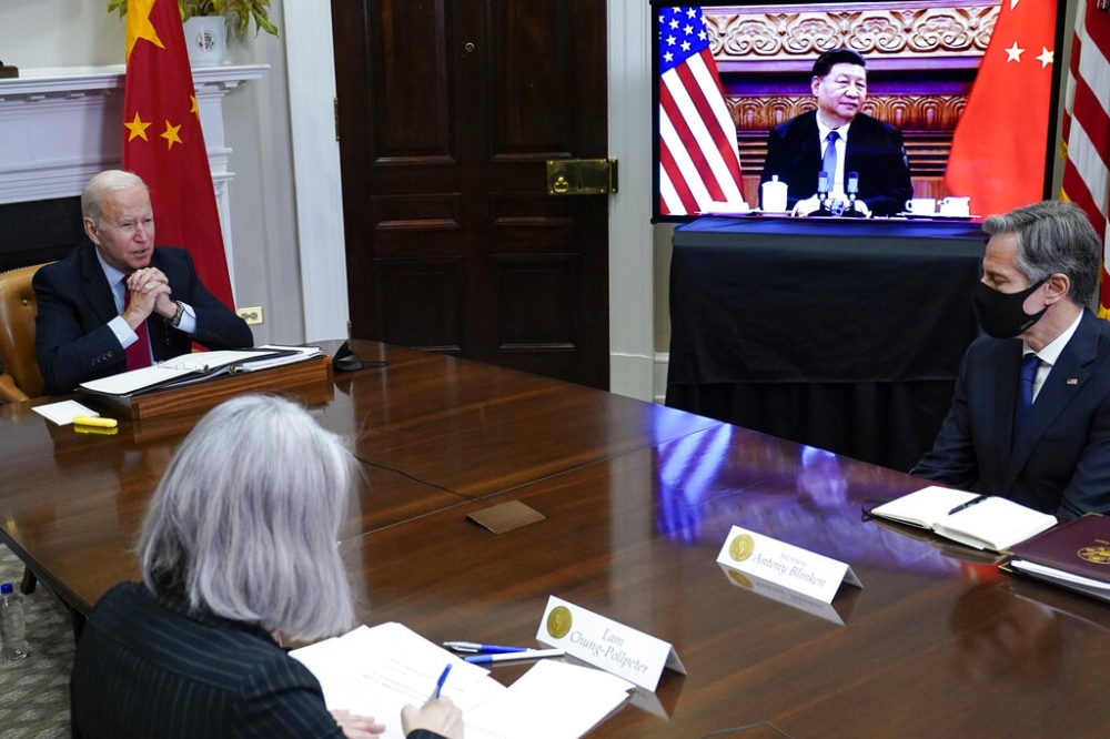 中國的老朋友季辛吉稱M，美國現在面臨的挑戰包括「野心勃勃的中國」，中國現在正在「挑戰國際秩序」。（美聯社）