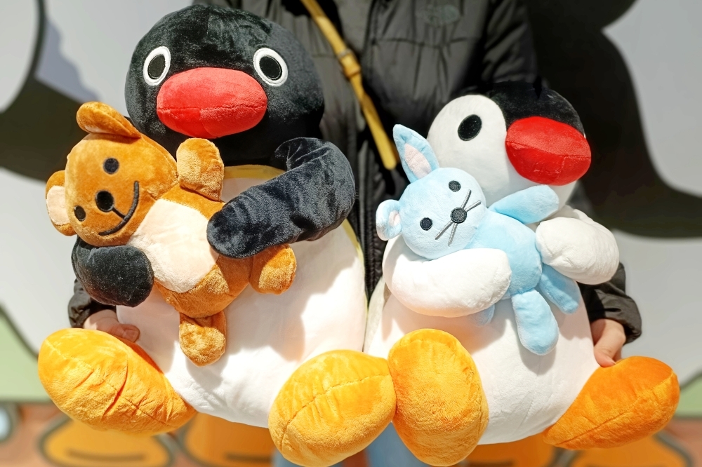《PINGU企鵝家族》期間限定玩偶，600 元。（林冠伶攝）