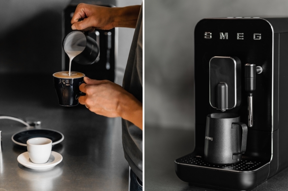 Smeg「永夜黑」全自動義式咖啡機台灣限量 99 台（Smeg 提供）