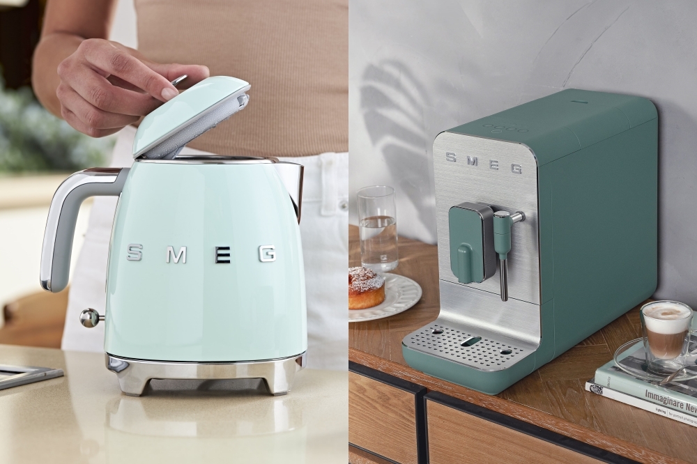 Smeg「迷你電熱水壺」、「義式全自動咖啡機」開放預購（Smeg 提供）