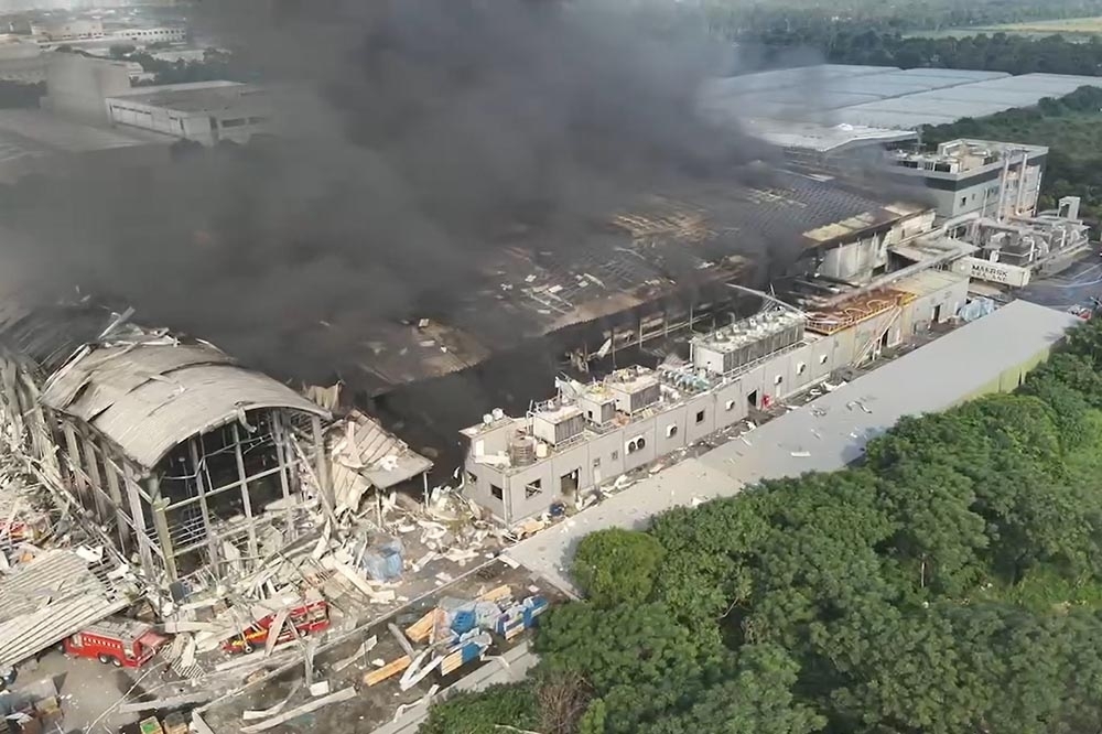 屏東明揚國際廠房公司廠房在上周五（22日）發生爆炸，釀9人死亡、110人輕重傷、1人失聯的悲劇。（資料照片／翻攝畫面）