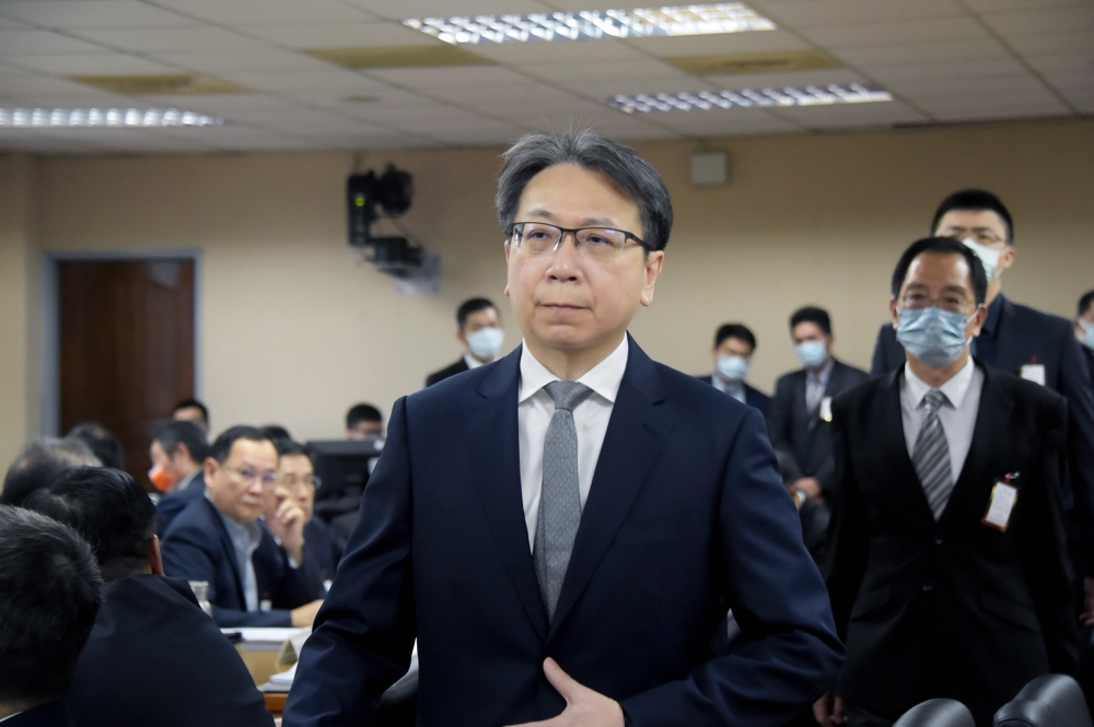 國安局長蔡明彥表示，不排除中共對台灣的選民進行認知作戰的操作影響選情。（張哲偉攝）