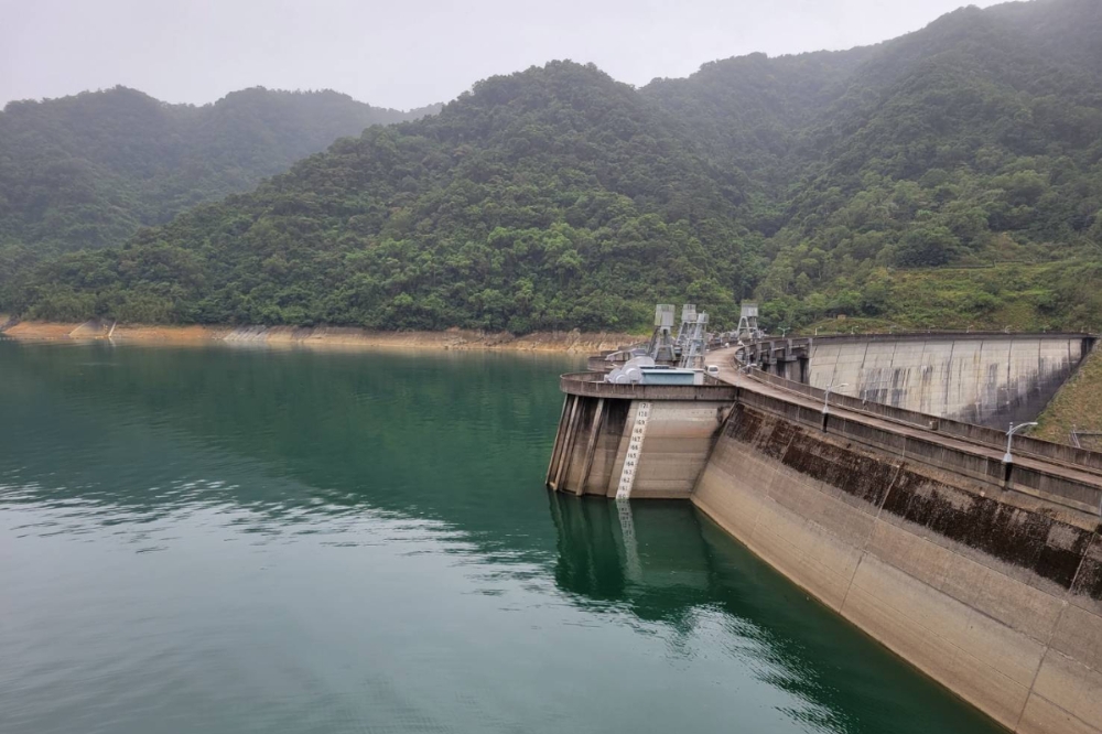 北部翡翠水庫在這次颱風採「蓄洪不洩洪」，水庫蓄水率達到8成。（取自翡翠水庫管理局）