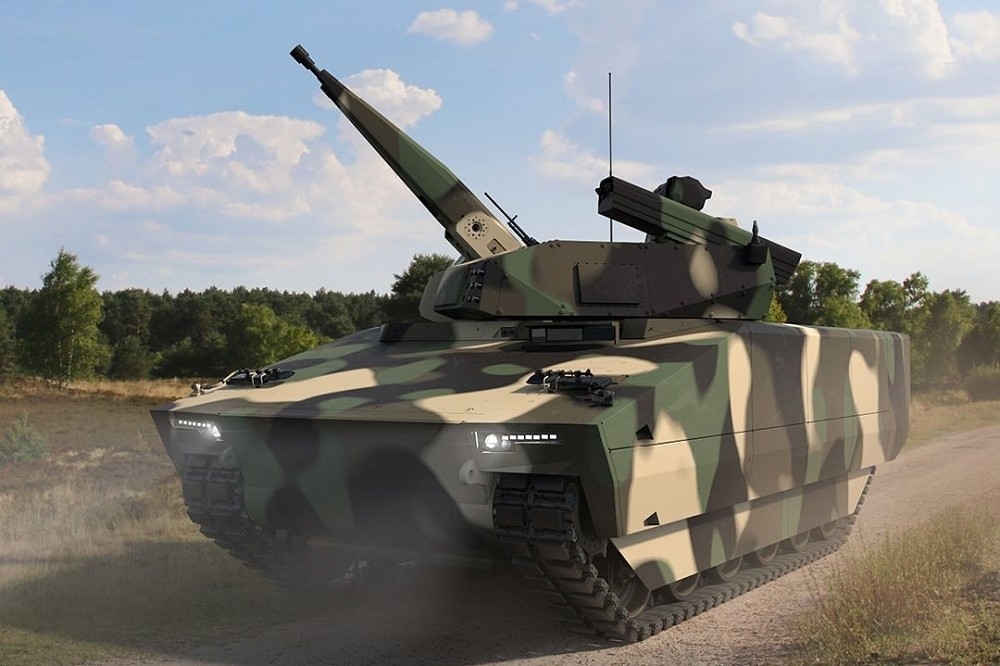 各类无人机改变现代战场面貌，匈牙利要求莱茵金属开发KF41野战自走防砲系统。（取自莱茵金属）(photo:UpMedia)
