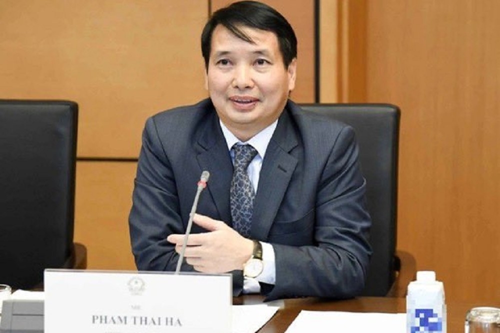 越南國會主席王廷惠助理兼辦公室副主任范泰河，因涉及「順安案」遭公安部被捕。（取自網路）