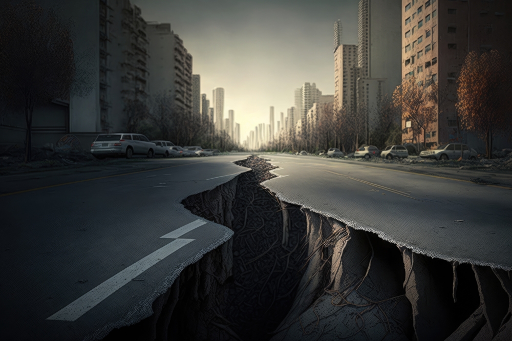 近來地震頻繁，造成不少災情，民眾也產生眩暈感。僅為示意圖。（取自Freepik）