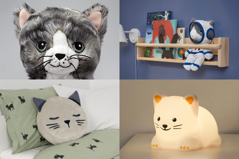 IKEA 精選 7 款有著貓咪圖樣的好物。（IKEA 提供）