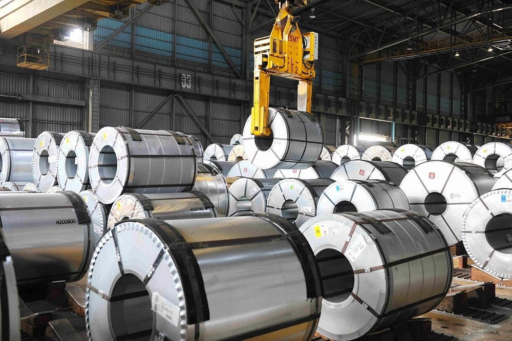 中國的鋼鐵產能過剩問題嚴重，中鋼揚言開始蒐集證據並提出反傾銷制裁。（資料照片／中鋼公司提供）
