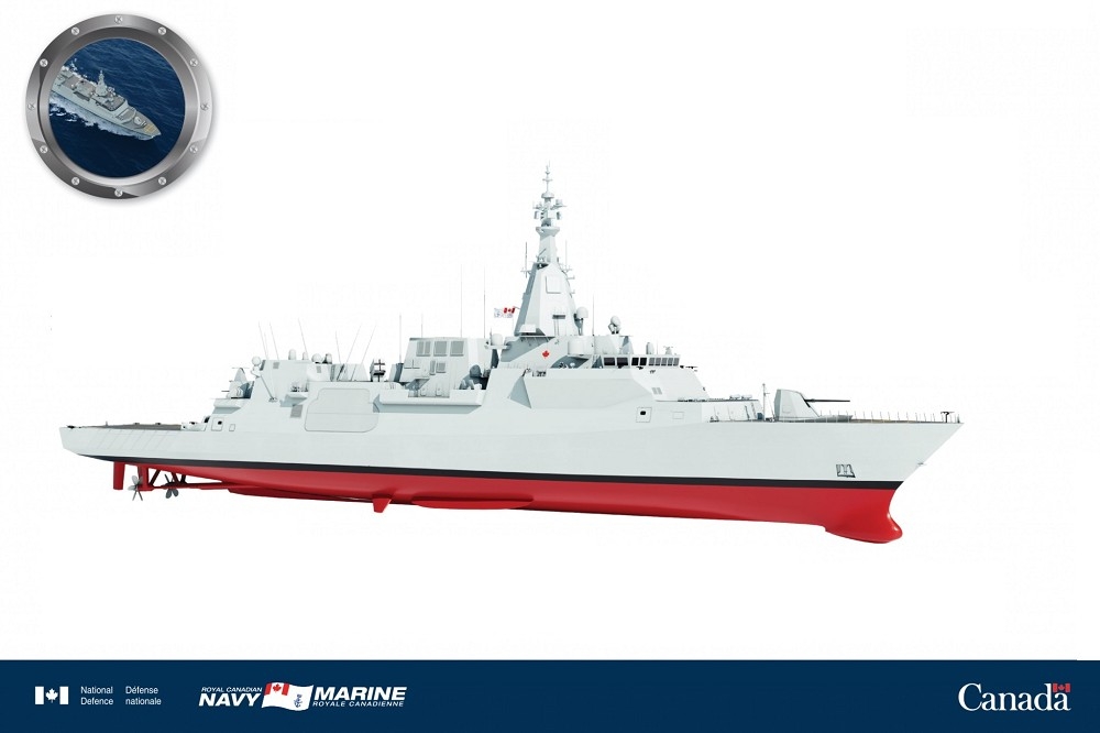 加拿大「水面作戰艦」計劃舉行開工典禮，將建造15艘具備SPY-7雷達的多功能神盾驅逐艦。（取自加拿大皇家海軍）