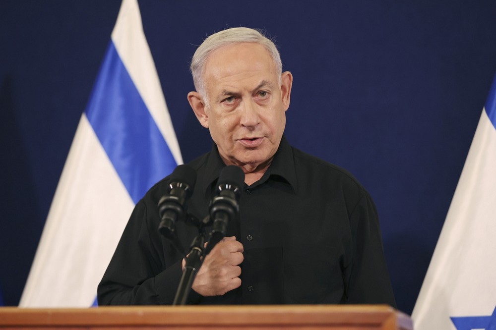 以色列總理納坦雅胡態度軟化，向拜登表示他將派遣代表團，重啟與哈瑪斯的間接談判。（美聯社）
