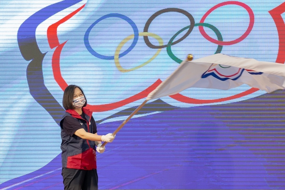 【巴黎奧運】蔡英文助威中華隊選手　勉勵「為自己也為台灣拚」
