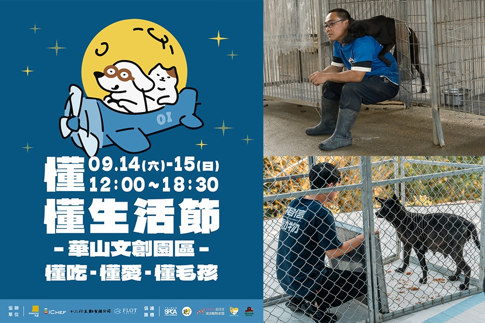 「懂懂生活節」從即日起至 9/15 在華山文創園區登場。（懂懂生活節提供）