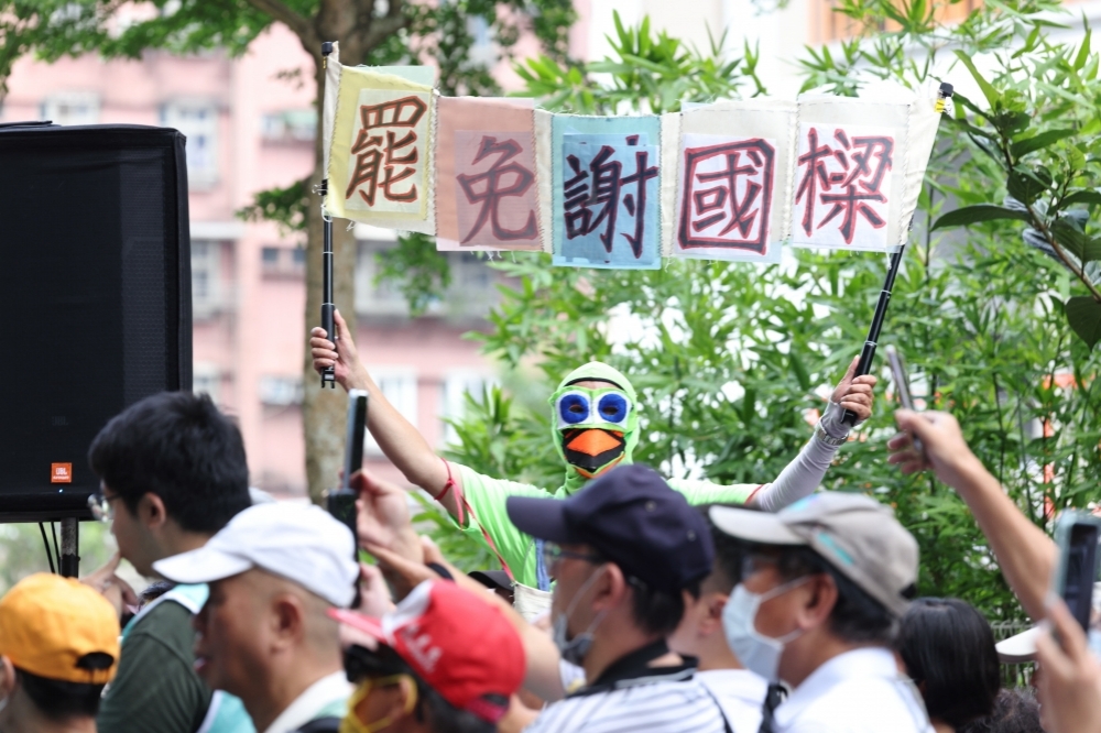 民進黨內部多評估，罷免基隆市長謝國樑失利後，大罷免潮已消散。（資料照片／陳愷巨攝）