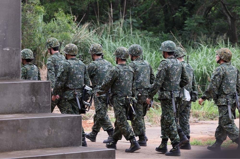 強颱康芮恐造成劇烈影響，因此，國防部強調，國軍部隊已災防待命總兵力約3萬6千餘人。（第四作戰區提供）