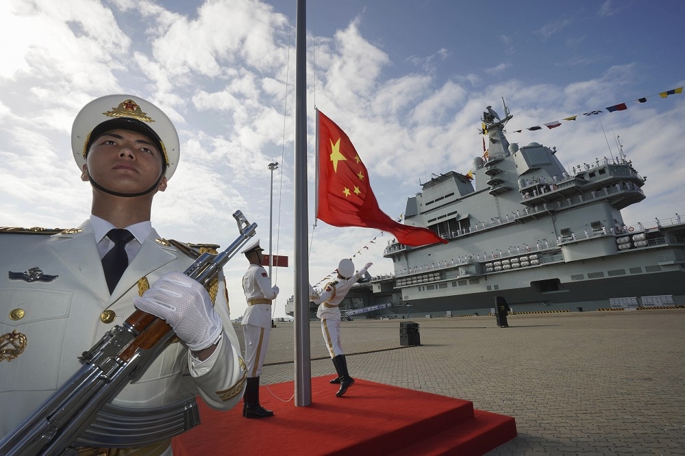 中國海軍擴張速度驚人，其目的昭然若揭。（資料照片／美聯社）